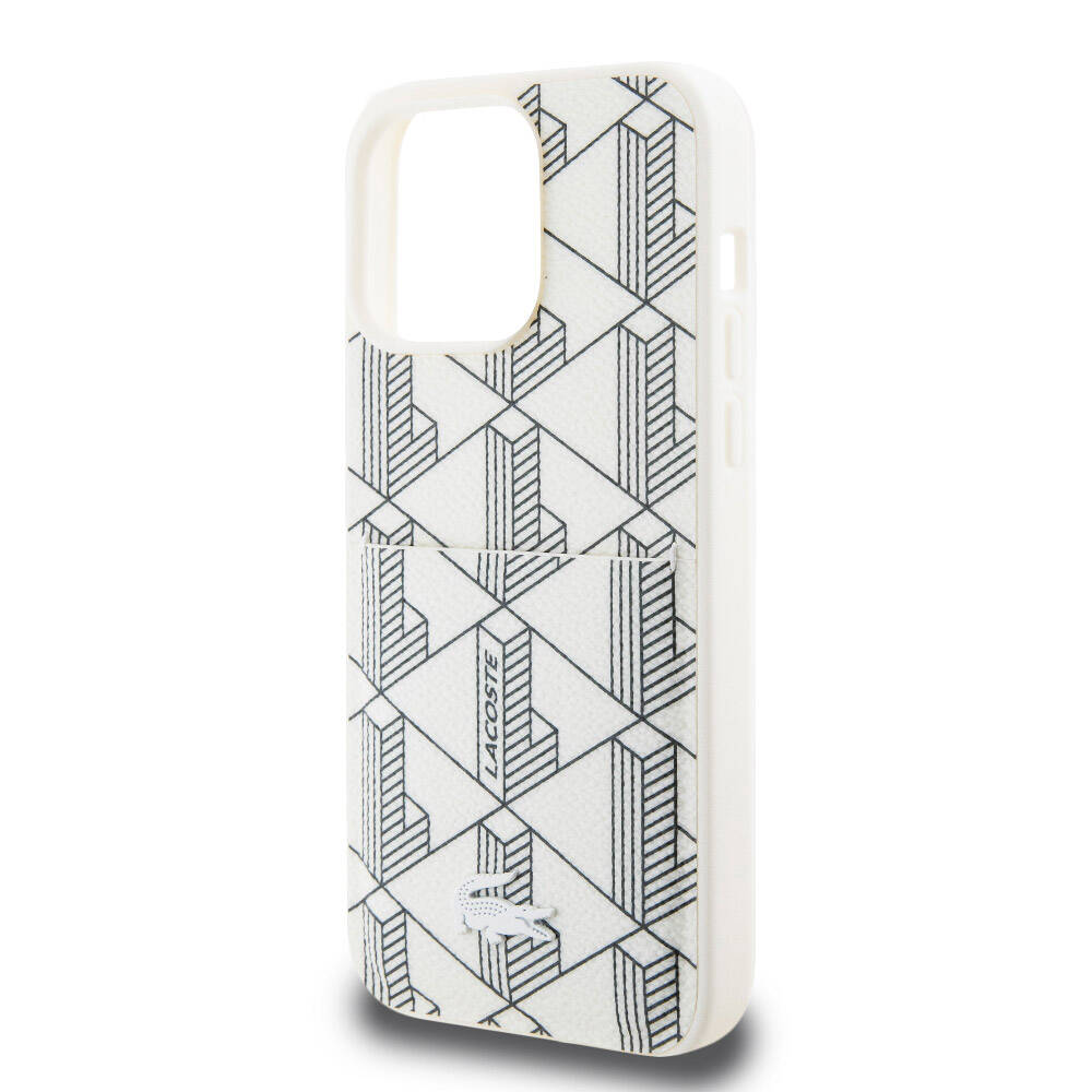 Lacoste iPhone 15 Pro Max Orjinal Lisanslı Magsafe Şarj Özellikli PU Deri Görünümlü Kartlıklı Karışık Monogram Desenli Telefon Kılıfı - 10 Lacoste iPhone 15 Pro Max Orjinal Lisanslı Magsafe Şarj Özellikli PU Deri Görünümlü Kartlıklı Karışık Monogram Desenli Telefon Kılıfı - 10